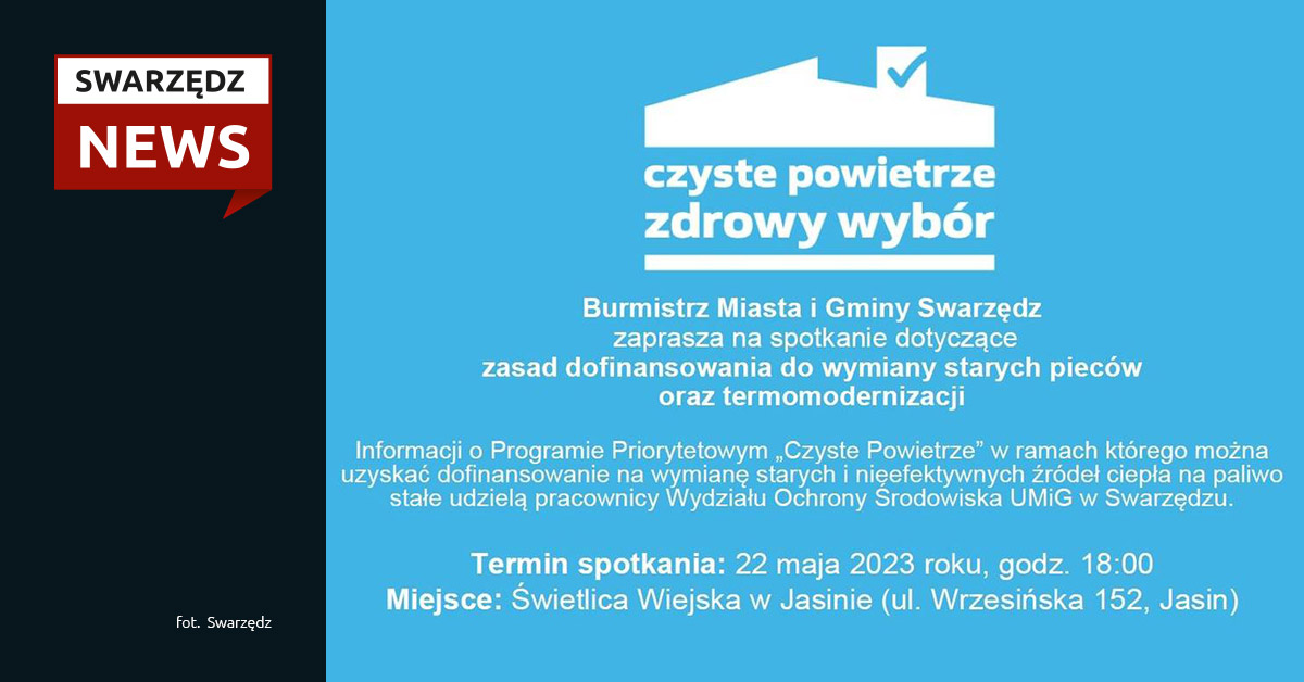 Program Priorytetowy Czyste Powietrze Spotkanie Informacyjne