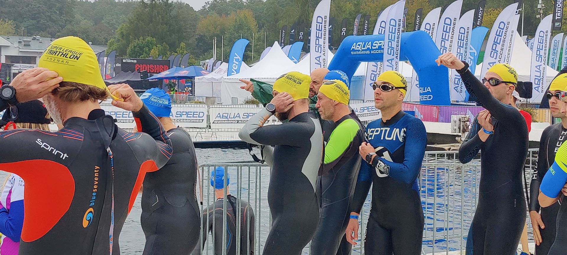 Krzysztof Kaczmarek ze Swarzędza z brązowym medalem na JBL Super League Triathlon Poznań.