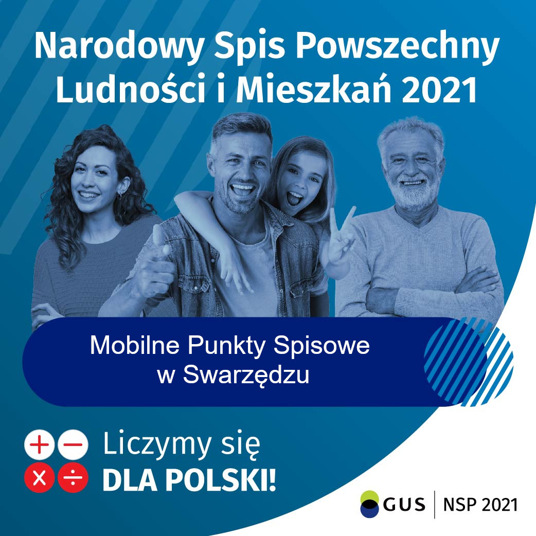 Narodowy Spis Powszechny-mobilne punkty w Swarzędzu