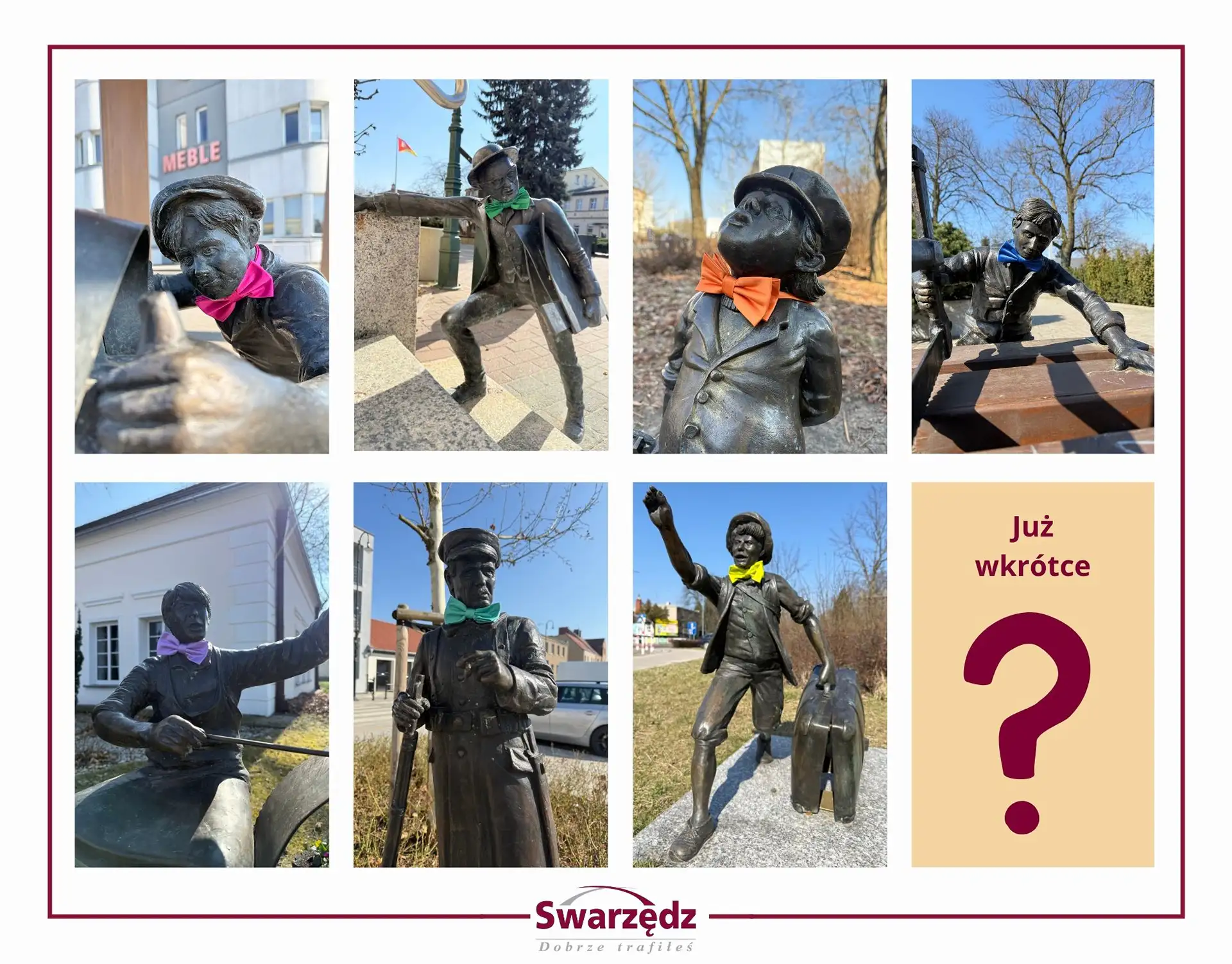 Kolejna rzeźba miejska w Swarzędzu – odsłonięcie 21.03 godz. 12:00